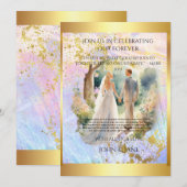 Create Your Dream Wedding Cards: Fully Editable &  Feestdagenkaart (Voorkant / Achterkant)