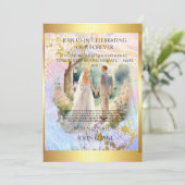 Create Your Dream Wedding Cards: Fully Editable &  Feestdagenkaart (Staand voorkant)