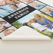 Create Your Family Photo Collage Unique 12 Picture Sherpa Deken (3/4)