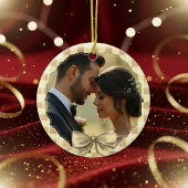 Create your First Christmas Together photo Keramisch Ornament