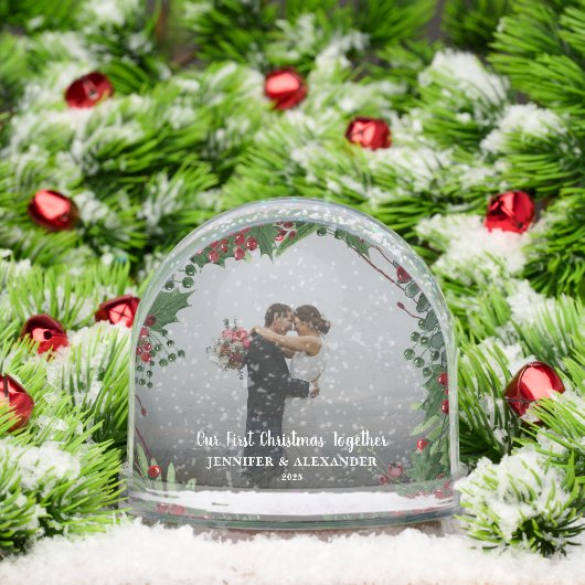 Create your First Christmas Together photo Sneeuwbol (Kerstmis)