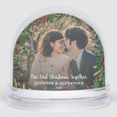Create your First Christmas Together photo Sneeuwbol (Voorkant)