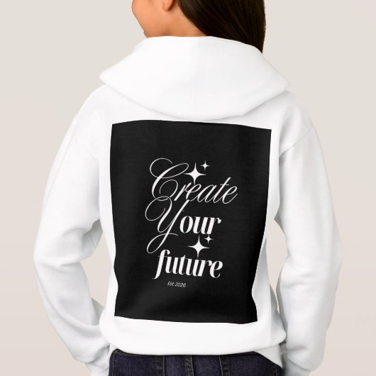 Create Your Future – Motivational Quote Design (Achterkant)