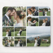 Create Your Own 10 Photo Collage Mousepad Muismat (Voorkant)