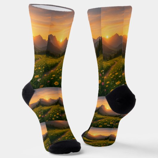 Create your own 10 photos Crew Socks Sokken (Gebogen)