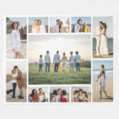 Create Your Own 11 Photo Collage  Fleece Deken (Voorkant (Horizontaal))