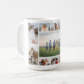 Create Your Own 11 Photo Collage Koffiemok (Voorkant links)
