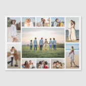 Create Your Own 11 Photo Collage Magnetic Card (Voorkant)