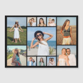 Create Your Own 11 Photo Collage Magnetic Card (Voorkant)