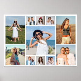 Create Your Own 11 Photo Collage Poster