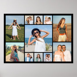 Create Your Own 11 Photo Collage Poster