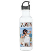Create Your Own 11 Photo Collage Waterfles (Voorkant)