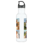 Create Your Own 11 Photo Collage Waterfles (Achterkant)