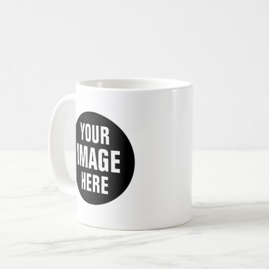 Create Your Own 11oz Two Tone Coffee Mug Koffiemok (Voorkant links)