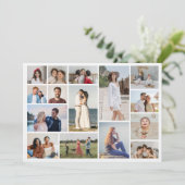 Create Your Own 15 Photo Collage Kaart (Staand voorkant)