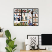 Create Your Own 15 Photo Collage Poster (Thuiskantoor)