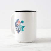 Create Your Own 15oz Two Tone Coffee Mug Tweekleurige Koffiemok (Voorkant links)