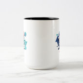 Create Your Own 15oz Two Tone Coffee Mug Tweekleurige Koffiemok (Center)