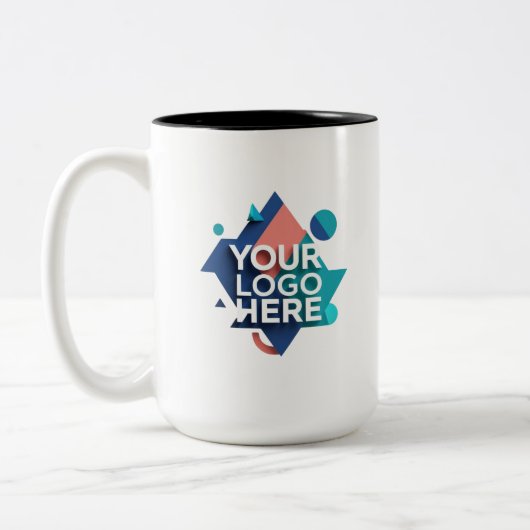 Create Your Own 15oz Two Tone Coffee Mug Tweekleurige Koffiemok (Links)