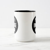 Create Your Own 15oz Two Tone Coffee Mug Tweekleurige Koffiemok (Center)