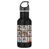 Create Your Own 21 Photo Collage  Waterfles (Voorkant)