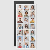 Create Your Own 21 Photo Magnetic Card (Voorkant / Achterkant)