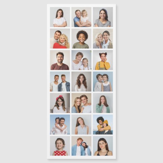 Create Your Own 21 Photo Magnetic Card (Voorkant)