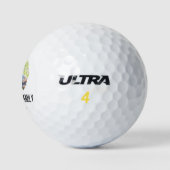 Create Your Own 2 Photo Family Golfballen (Logo)