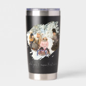 Create Your Own 2 Photo Geïsoleerde Drinkbeker (Achterkant)