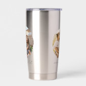 Create Your Own 2 Photo Geïsoleerde Drinkbeker (Links)