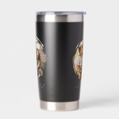 Create Your Own 2 Photo Geïsoleerde Drinkbeker (Links)