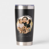 Create Your Own 2 Photo Geïsoleerde Drinkbeker (Achterkant)