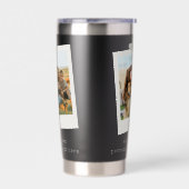 Create Your Own 2 Photo Geïsoleerde Drinkbeker (Links)