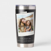 Create Your Own 2 Photo Geïsoleerde Drinkbeker (Achterkant)