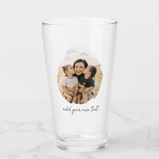 Create Your Own 2 Photo Glas (Achterkant)