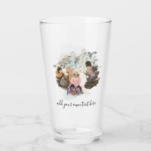 Create Your Own 2 Photo Glas (Achterkant)