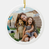 Create Your Own 2 Photo Keramisch Ornament (Voorkant)