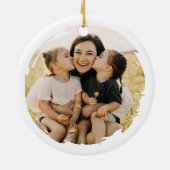 Create Your Own 2 Photo Keramisch Ornament (Achterkant)