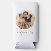 Create Your Own 2 Photo Seltzer Blikjeskoeler (Achterkant)