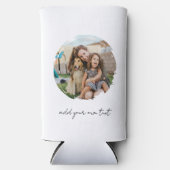 Create Your Own 2 Photo Seltzer Blikjeskoeler (Voorkant)