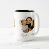 Create Your Own 2 Photo Tweekleurige Koffiemok (Voorkant rechts)