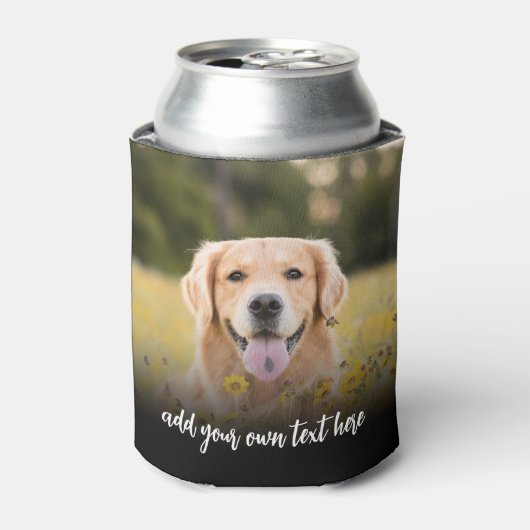 Create Your Own 2 Photo With Text Blikjeskoeler (Blikje Voorkant)