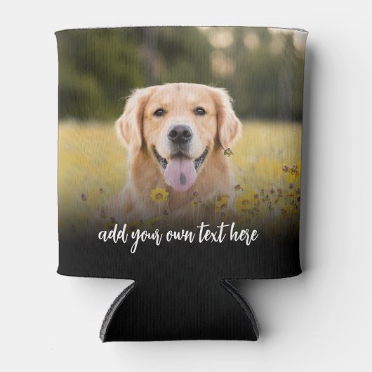 Create Your Own 2 Photo With Text Blikjeskoeler (Voorkant)