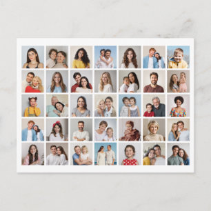 Create Your Own 35 Photo Collage Briefkaart