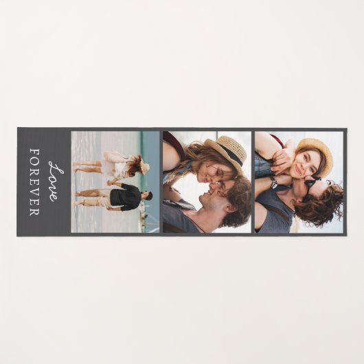 Create Your Own 3 Photo Collage Yoga Mat (Voorkant (horizontaal))