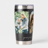 Create Your Own 3 Photo Geïsoleerde Drinkbeker (Voorkant)