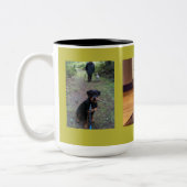 Create Your Own 3-Photo Gift Coffee Mug Tweekleurige Koffiemok (Links)