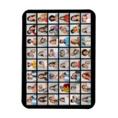 Create Your Own 48 Photo Collage Flexible  Magneet (Verticaal)