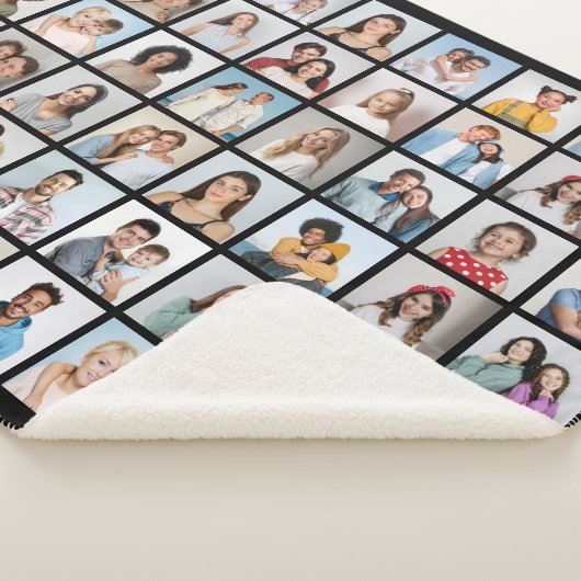 Create Your Own 48 Photo Collage  Sherpa Deken (3/4)