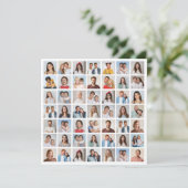 Create Your Own 49 Photo Collage Greeting Kaart (Staand voorkant)